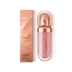 Son bóng Kiko Milano Golden Oasis 3D Hydra lip gloss 6.5ml