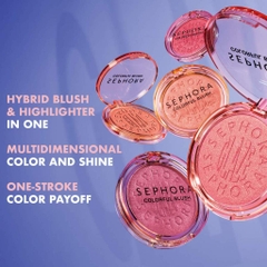 Phấn má hồng bắt sáng Sephora Colorful Blush and Highlighting Glaze 3.5g