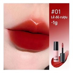 Son Kem Nhung Lì Mini Mooekiss Velvet Lip Gloss 1ml