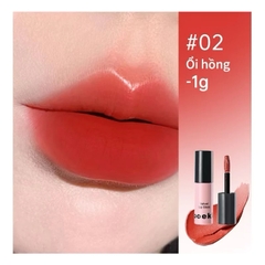 Son Kem Nhung Lì Mini Mooekiss Velvet Lip Gloss 1ml