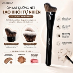 Cọ Tạo Khối AMORA Wave-Shaped Contour Brush