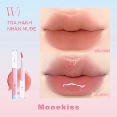 Son Môi 2 Đầu Lì & Bóng Mooekiss Dual-Effect Longwear Lip Gloss 1.5g+1.5g