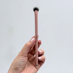 Cọ Trang Điểm 2 Đầu Tạo Khối Và Bắt Sáng SPACCA, Lông Nhân Tạo, Cán Hồng P03