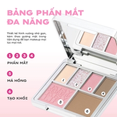 Bảng phấn mắt đa năng Lemonade Aesthetic Multi-task Palette 10.8g