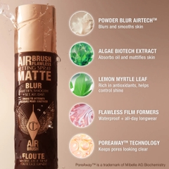 [100ml] Xịt khóa nền làm lì và mờ mịn da Charlotte Tilbury Airbrush Flawless Matte Blurring & Waterproof Setting Spray