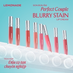 Son Kem Bùn Ẩm mờ mịn lâu trôi Lemonade Perfect Couple Blurry Stain Lip Cream