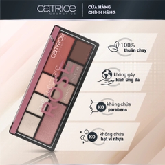 Bảng phấn mắt Catrice The Electric Rose Eyeshadow Palette 8 màu chất phấn mịn dễ tán màu chuẩn 9g