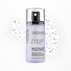 Xịt khóa nền Catrice kiềm dầu, cấp ẩm, tạo độ căng bóng cho da 50ml