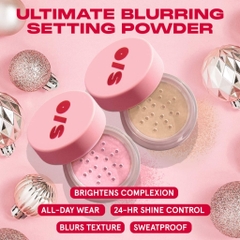 Set phấn phủ mini One Size Ultimate Blurring Setting Powder kiềm dầu làm mờ mịn da 6g x 2