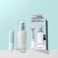 Set Kem lót kiềm dầu Code Fix-on Primer 30ml và Dạng thỏi 4g mịn da che phủ lỗ chân lông bền màu 24h