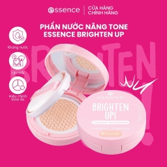Phấn nước nâng tone, giữ ẩm, kháng nước bền màu ESSENCE Brighten Up cushion foundation 12g