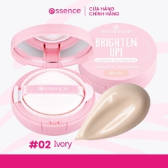 Phấn nước nâng tone, giữ ẩm, kháng nước bền màu ESSENCE Brighten Up cushion foundation 12g