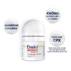 Lăn khử mùi và ngăn mồ hôi Etiaxil Roll-On Deodorant 15ml