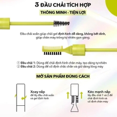 Định Hình Chân Mày Unleashia Shaper Pomade Eyebrow Fixer Giữ Nếp 24 Giờ Không Bết Rít 8.5g