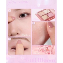 Bảng phấn bắt sáng Mude Full Bloom Glow Palette 5g