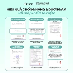 Kem chống nắng vật lý thuần chay Dinsee cho da dầu mụn nhạy cảm Premium Vegan Mild Moist Sunscreen SPF50+ PA++++ 50ml