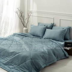 Bộ Chăn Ga Tencel Misty Blue