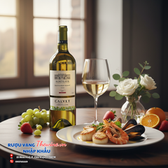 Vang trắng Pháp CALVET SAUVIGNON BLANC - Dư Vị Tinh Tế Từ Lòng Đất Bordeaux