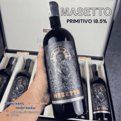 Rượu vang đỏ Ý Cao Cấp MASETTO PRIMITIVO - Nồng Nàn Từ Puglia