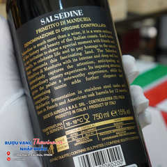 Vang Ý SALSEDINE (Nhãn Ngựa) Primitivo di Manduria DOC 2022