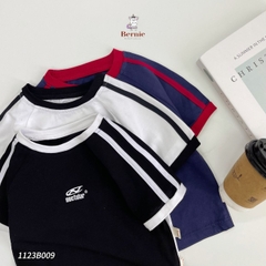 Set đồ bộ thun thể thao bóng đá số 10 messi cho bé trai chất thun cotton kèm quần ngắn từ 9 đến 24kg BERNIE