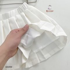 Bán rời Áo thun ngắn tay in gấu rời chân váy xếp ly tenis bé gái mặc nhà đi học từ 9 đến 25kg Bernie