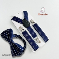 Set vest gile ngắn tay công tử hàn quốc túi khăn cho bé trai thôi nôi sinh nhật đi tiệc 1đến 7 tuổi BERNIE 0424B32