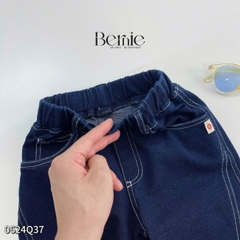 Quần dài quần denim phối chỉ nổi cho bé trai phong cách sành điệu 1 đến 7 tuổi BERNIE 0624Q37