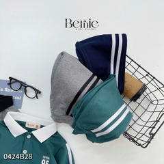 Set bộ thun dài tay raplang cotton da cá họa tiết in chữ thể thao cho bé trai 1 đến 7 tuổi BERNIE 0424B27
