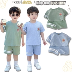 Set bộ thun tay ngắn set họa tiết hình in 2 mặt cho bé trai 1 đến 7 tuổi BERNIE H1024B32