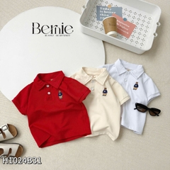 Set bộ cộc tay thun cotton họa tiết hình in lạ mắt phong cách hàn quốc cho bé trai 1 đến 7 tuổi BERNIE H1024B31