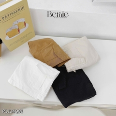 Quần short quần kaki đùi phối túi hộp 1 bên cho bé trai đi chơi đi học size 9 tới 28kg BERNIE P1124Q51