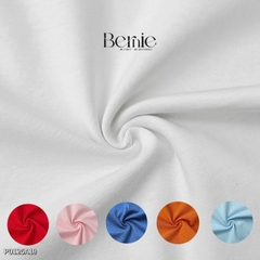 Áo thun unisex tay ngắn raplang chất cotton cho bé mặc đi học đi chơi 1 tới 7 tuổi BERNIE 0624A03