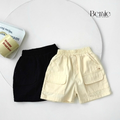 Quần kaki quần short đùi túi hộp phối túi cho bé trai size 1 đến 6 tuổi BERNIE TH-H1224B36