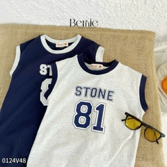 Váy suông thun cotton dáng thể thao cho bé gái đi chơi đi học size 9kg tới 26kg BERNIE 0124V48