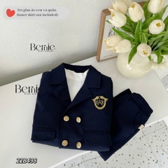 Set bộ vest bé trai phong cách hàn quốc cho bé đi tiệc BERNIE kids 1 đến 7 tuổi
