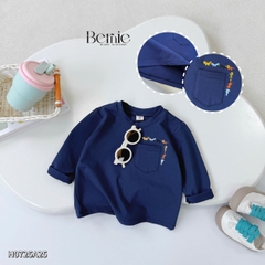Áo thun áo phông tay dài họa tiết Animal unisex cho bé trai bé gái đi học đi chơi 9 đến 27kg BERNIE H0725A25