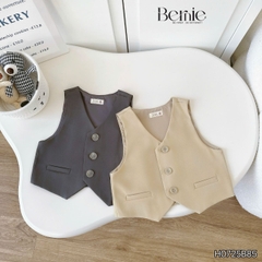  Set vest gi lê cộc tay quần dài Luxe 4 chi tiết cho bé trai phong cách Hàn quốc size 8 tới 25kg BERNIE H0725B85