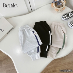 Quần thun dài thể thao cho bé trai bé gái dáng basic năng động 1 đến 7 tuổi BERNIE H1125Q01Đ