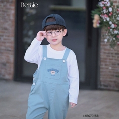 Set Yếm dài kèm áo thun Gấu EINTSIGHT cho bé trai bé gái unisex phong cách hàn quốc size 1 đến 7 tuổi BERNIE H1025B09Đ
