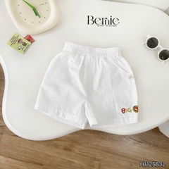 Set bộ khủng long Big Player cho bé trai áo tay ngắn raplang kèm quần short kaki bé trai 9 tới 28kg BERNIE H1125B32
