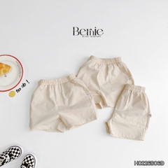 Set bộ tay ngắn cho bé trai áo thun cotton họa tiết Animal Vui Nhộn và quần short kaki 1 đến 7 tuổi BERNIE H0226B06Đ 