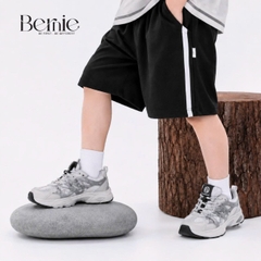 Quần short quần đùi chất thun cotton phong cách Sport cho bé trai bé gái size 9 tới 28kg BERNIE H0226Q39Đ