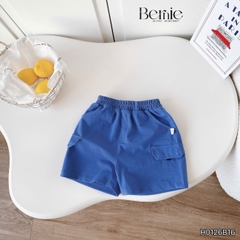 Set bộ áo tanktop Sailor loang xanh kèm quần short cho bé trai đi chơi đi biển size 1 tới 7 tuổi BERNIE H0126B16