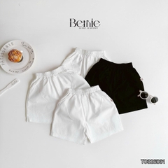 Set sơ mi 3CT Little Charm cho bé trai áo sơ mi và quần short kèm cà vạt rời size 9 tới 28kg BERNIE T0326B31