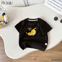 Set bộ tay ngắn unisex cho bé trai áo thun họa tiết Lemon day kèm quần short kaki size 9 đến 25kg BERNIE H0426B51Đ