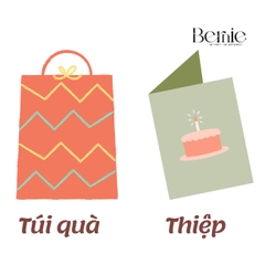 Dịch vụ gói quà túi quà thiệp tặng theo đơn đặt hàng của Bernie bỏ từ 1 đến 4 sản phẩm BERNIE