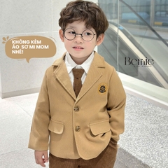  Set vest công tử Blazer T0924B13 3 chi tiết phong cách hàn quốc cho bé trai 1 đến 7 tuổi Bernie 0824B51