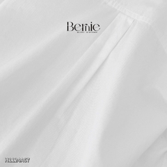  Áo sơ mi tay dài màu trắng phối túi ngực cho bé trai size 9 kg tới 28kg BERNIE H1124A67