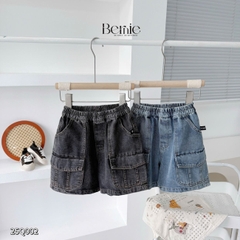 Quần short quần jean túi hộp đi chơi đi học cho bé trai size 9kg tới 28kg BERNIE KIDS 25Q002